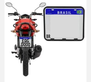 SUPORTE PARA PLACA MERCOSUL