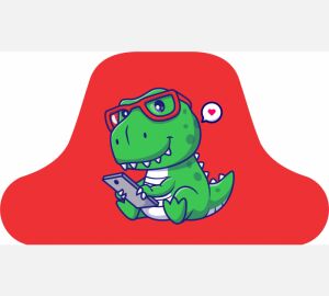 Colete Dino Vemelho