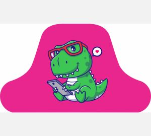 Colete Dino Rosa