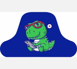 Colete Dino Azul